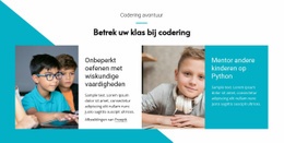 Python Voor Kinderen Joomla-Sjabloon 2024