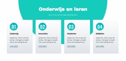 Websiteontwerp Voor Onderwijs En Leren