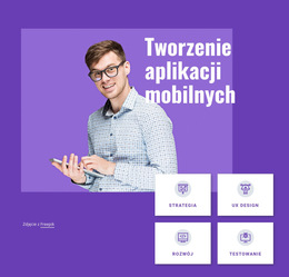 Studio Tworzenia Aplikacji Mobilnych - Prosty Szablon Strony Internetowej