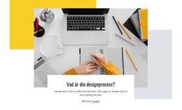 Designprocessen - Gratis Nedladdning WordPress-Tema