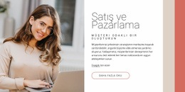 Satış Ve Pazarlama - Website Creator HTML