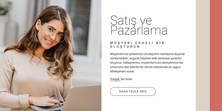 Satış ve Pazarlama Joomla Şablonu