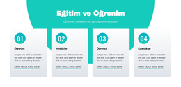 Eğitim Ve Öğrenim - Sürükle Ve Bırak WordPress Teması