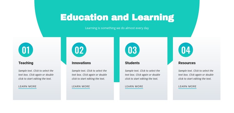 Education and learning Webflow Template Alternative