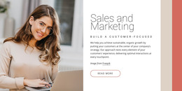 Sales And Marketing - Beautiful WordPress Theme