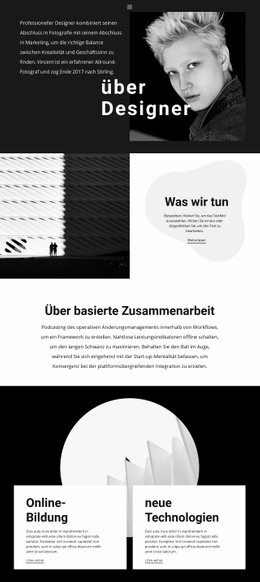 Site-Design Für Kreativste Agentur
