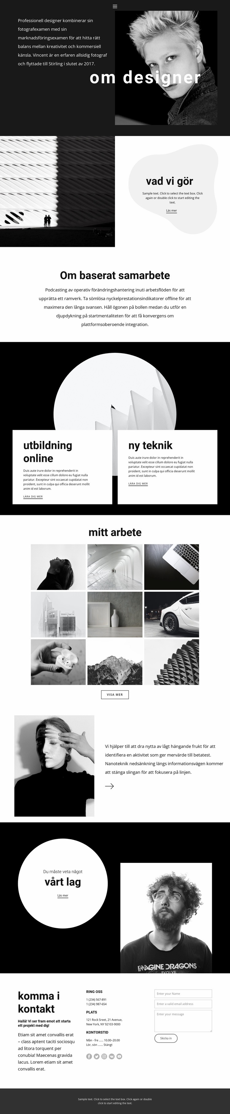 Mest kreativa byrå Hemsidedesign