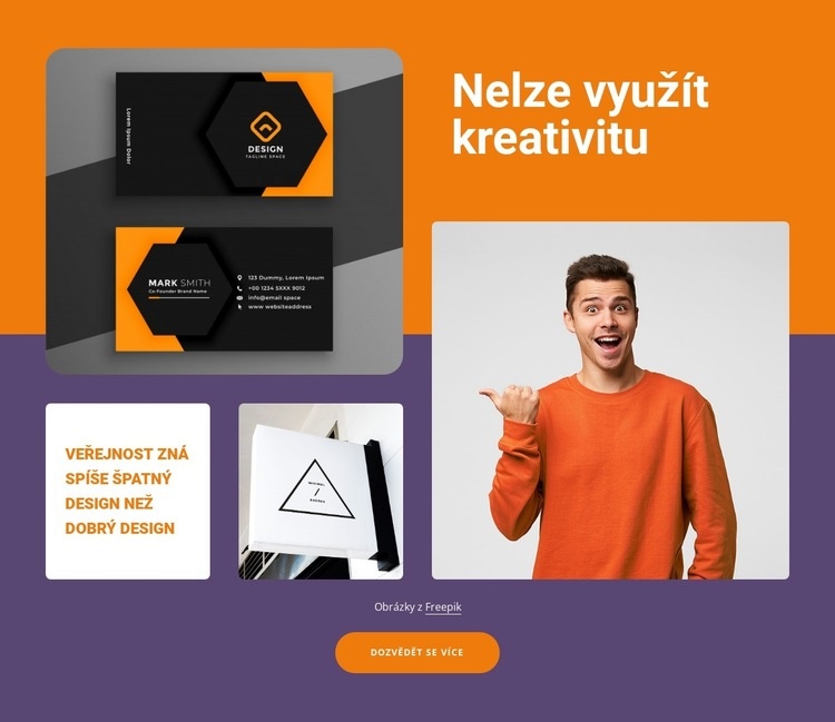 Vykouzlení kreativity Šablona HTML