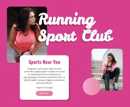 Virtual Running Club Store Template