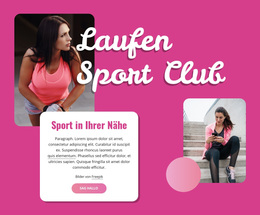 WordPress-Site Für Virtueller Laufverein