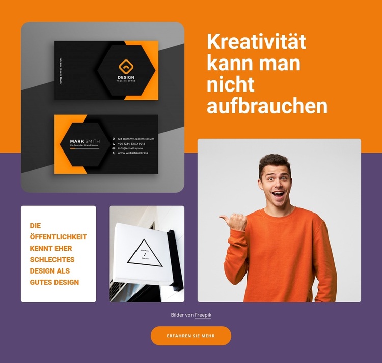 Kreativität beschwören WordPress-Theme