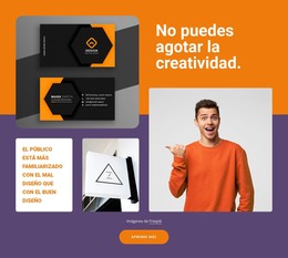 Evocando La Creatividad: Plantilla HTML Sencilla