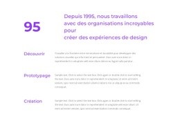 Conception De Site Web Premium Pour Expérience De Conception