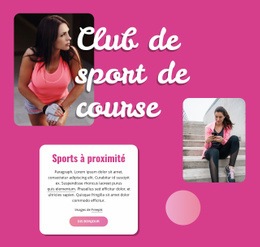 Site WordPress Pour Club De Course Virtuel
