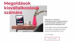 Előremutató Dizájn Sablon HTML CSS Reszponzív