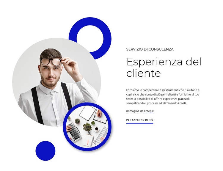 Esperienza del cliente Modelli di Website Builder