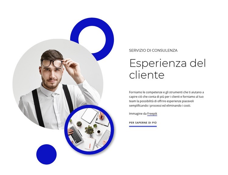 Esperienza del cliente Modello CSS