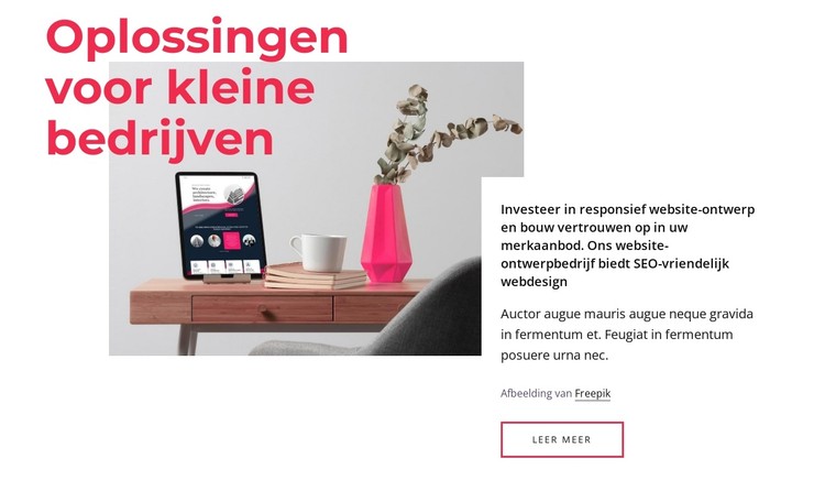 Toekomstgericht ontwerp CSS-sjabloon