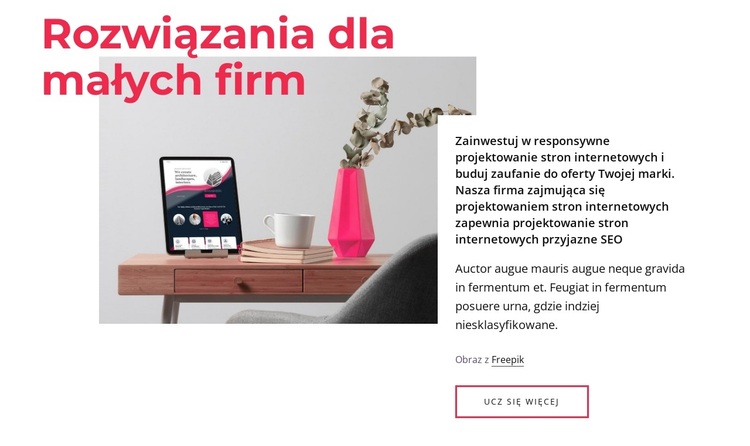 Przyszłościowy projekt Motyw WordPress