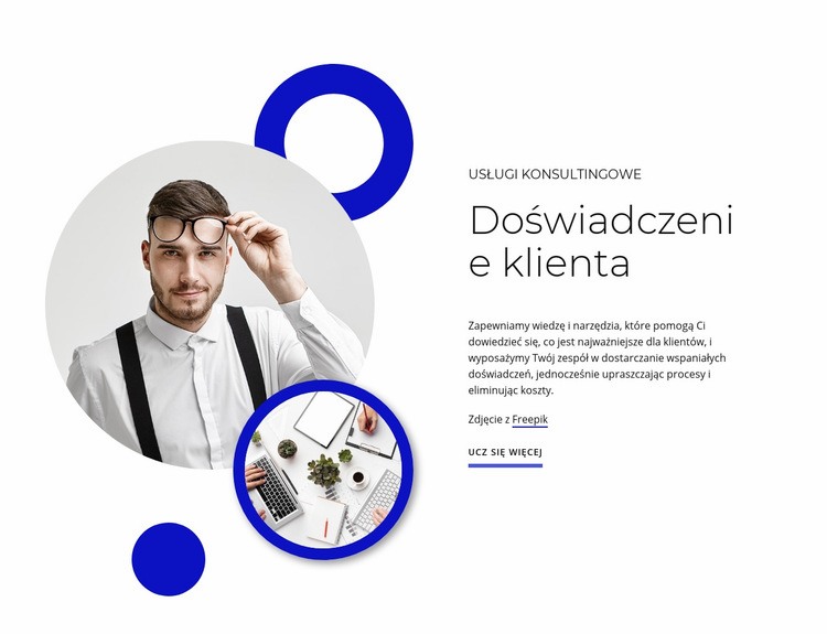 Doświadczenie klienta Projekt strony internetowej