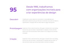 Experiência De Design - HTML5 Website Builder