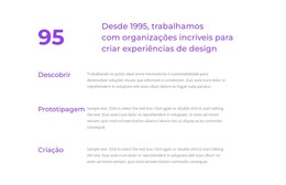 Design De Site Premium Para Experiência De Design