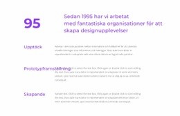 Designupplevelse - Målsidesmall