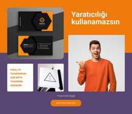 Yaratıcılığı Canlandırmak - Basit HTML Şablonu