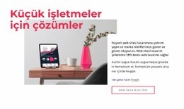 İleriye Dönük Tasarım Için Duyarlı Web Şablonu