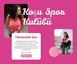 Sanal Koşu Kulübü Için WordPress Sitesi