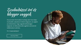 Szabadúszó Író Vagyok - HTML-Sablon Letöltése