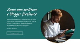 Sono Uno Scrittore Freelance - Modello Di Sito Web Semplice