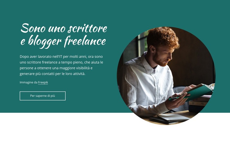 Sono uno scrittore freelance Tema WordPress