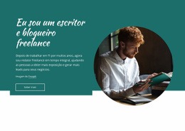 Construtor De Sites Premium Para Eu Sou Um Escritor Freelance