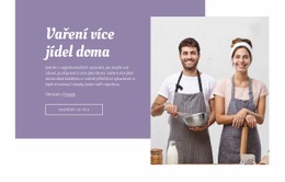 Vaření Doma – Kreativní Víceúčelová Šablona