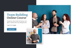 Team Building Online Courses CSS Template