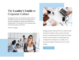 The Leader'S Guide Single Page Template