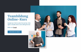 Teambuilding-Online-Kurse - Drag & Drop-Joomla-Vorlage