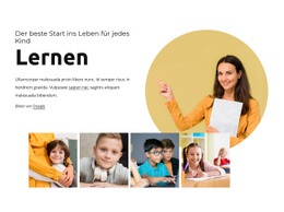 Spaß Beim Lernen Für Kinder - Einfaches Website-Design