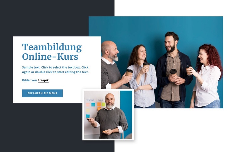 Teambuilding-Online-Kurse Website design