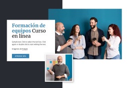 Cursos Online De Team Building - Página De Destino