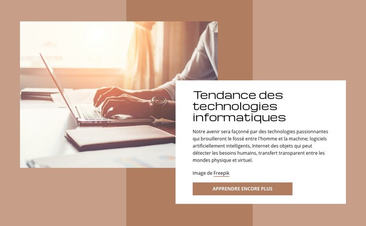 Technologies informatiques de pointe Conception de site Web