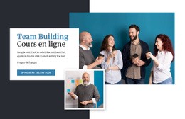 Cours En Ligne De Team Building – Page De Destination