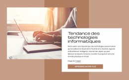 Technologies Informatiques De Pointe – Modèle De Site Web Mobile