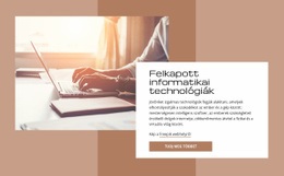 Felkapott Informatikai Technológiák Prémium CSS-Sablon