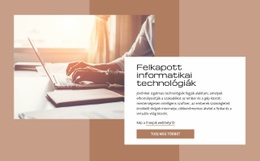 Felkapott Informatikai Technológiák - Ingyenes HTML-Sablon