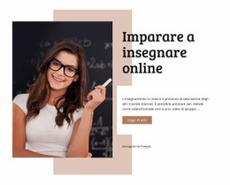 Imparare A Insegnare Online - Modello Di Sito Web HTML