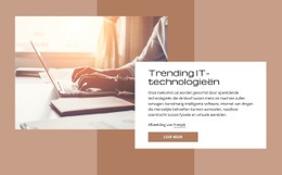 Trending IT-Technologieën Html-Sjabloon