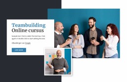 Klaar Voor Gebruik Siteontwerp Voor Teambuilding Online Cursussen