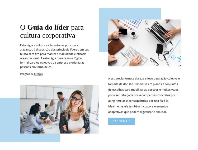 O guia do líder Modelo HTML5